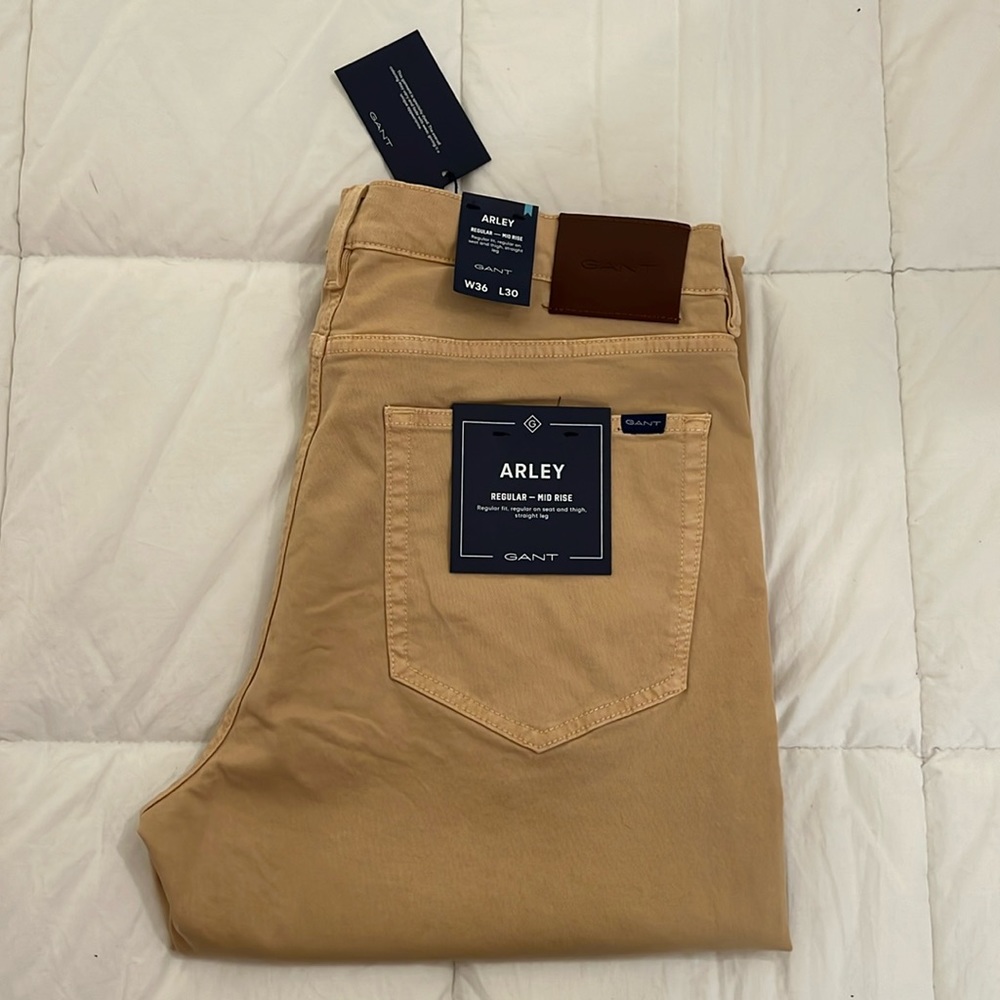 GANT Arley Regular Mid Rise Men’s Jeans Waist 36 Length 30